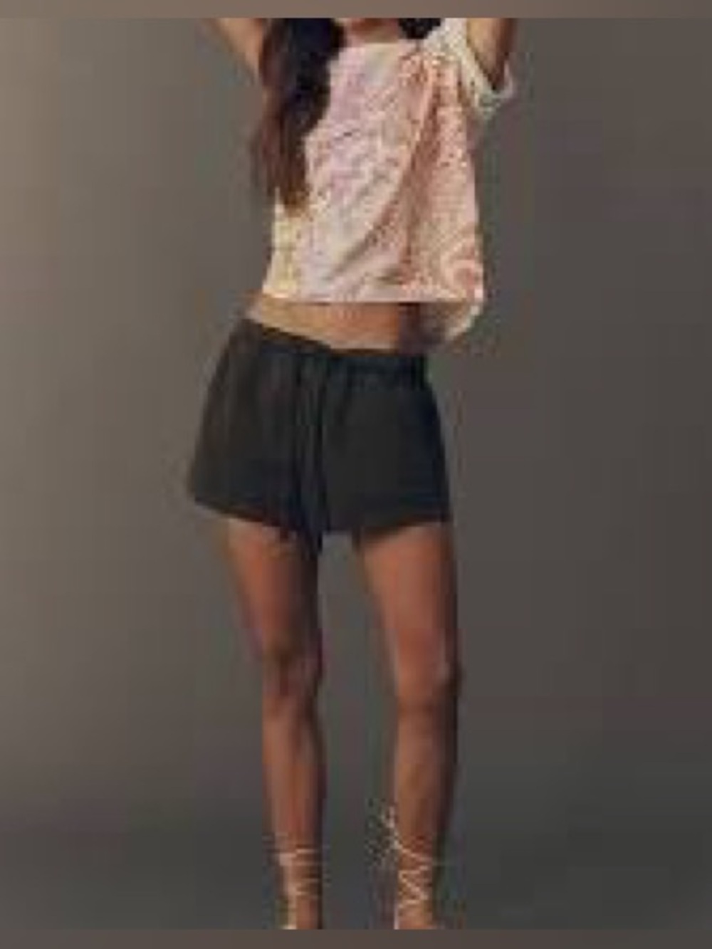 NWT Pilcro Cotton Notched Hem
Tee - Picture 3 of 4